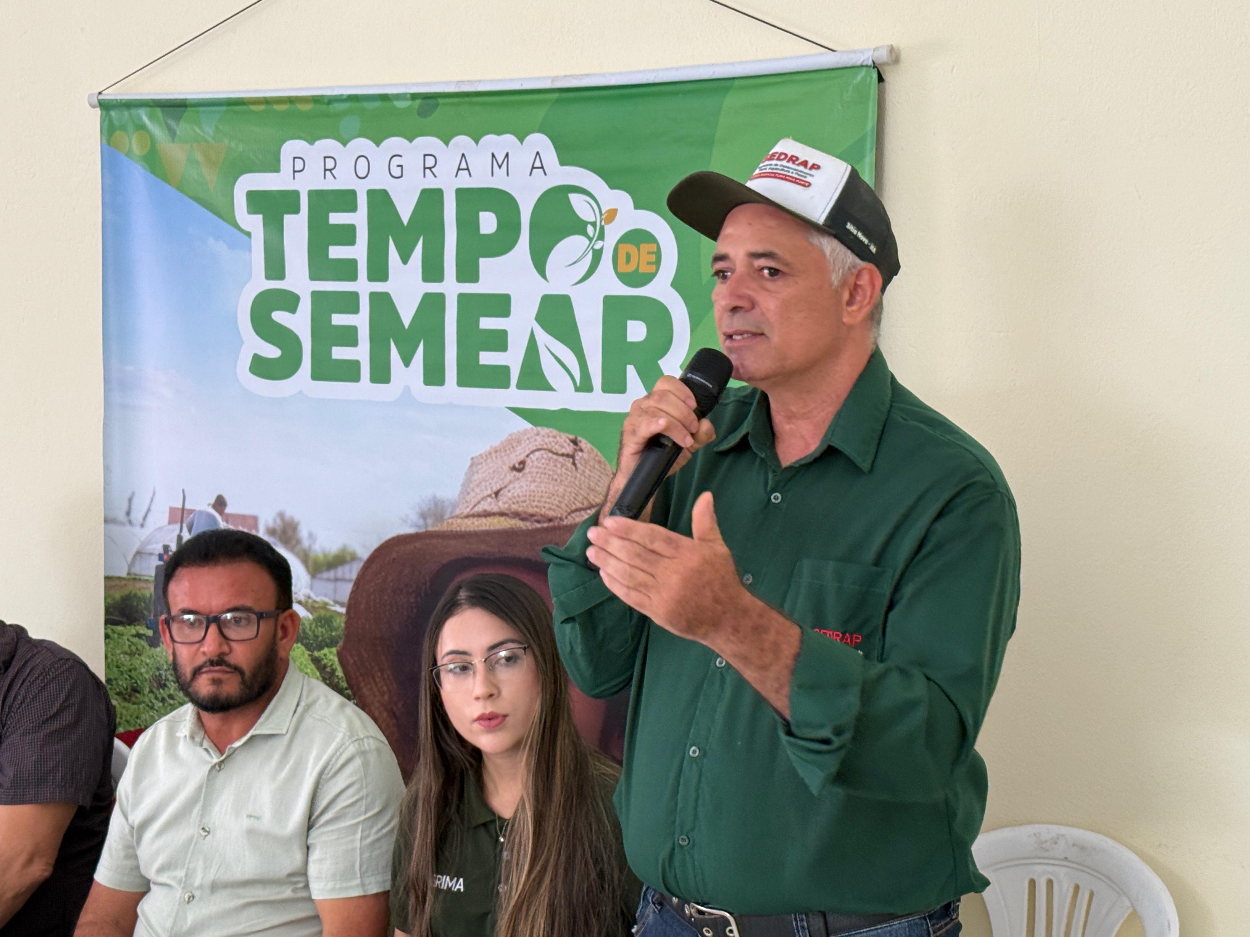 Programa Tempo de Semear chega em Sítio Novo