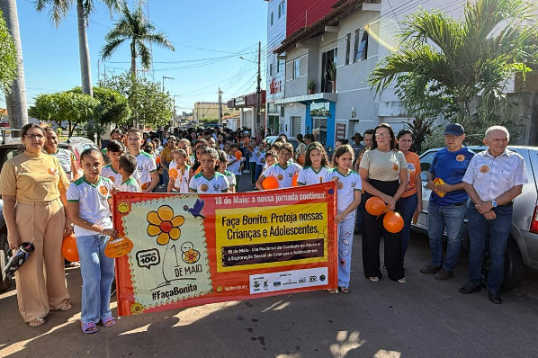Sítio Novo realiza caminhada do Maio Laranja e reforça combate ao abuso sexual de crianças e ad...